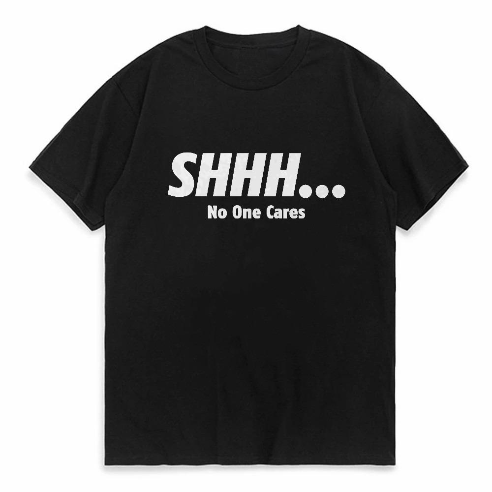 Футболка  Shhh Workout  для мужчин, смешная, новинка,  Shhh, никому не интересно , повседневная, с коротким рукавом, модная, Харадзюку, дышащая, с круглым вырезом 4XL