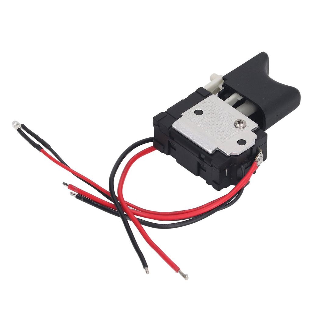 Cordless Drill Switch with Lamp Speed Control Trigger Switch for Electric Drill Wrench 7.2?24V
