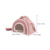 Small Animal Carrier Bag Portable Pet Shoulder Bag for Hamster Sugar Glider Rat Guinea Pig - Breathable Outdoor Travel Carrier