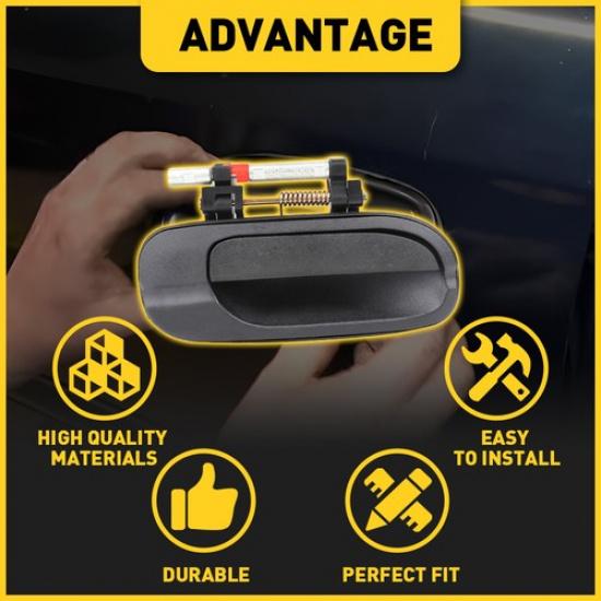 

Front Side Right Passenger Door Exterior Handle 00-06 Panel for Nissan Sentra