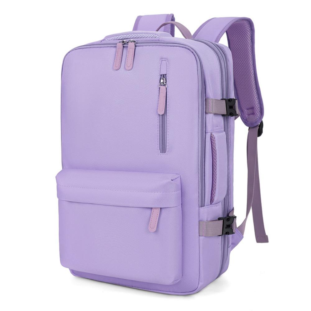 3 Layers Student Laptop Bag Multiple Pockets Large Capacity Business Trip Satchel USB Oxford Cloth Travel Backpack