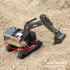 Huina 1/50 Simulation Alloy Excavator Toy Boys Fall-Resistant Crawler Alloy Engineering Vehicle Hand Hook Machine Model Clollect