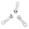 20 Stück Metalllegierung Schieber Größe #5 Reißverschluss Reparatur Ersatz-Set (Schwarz)