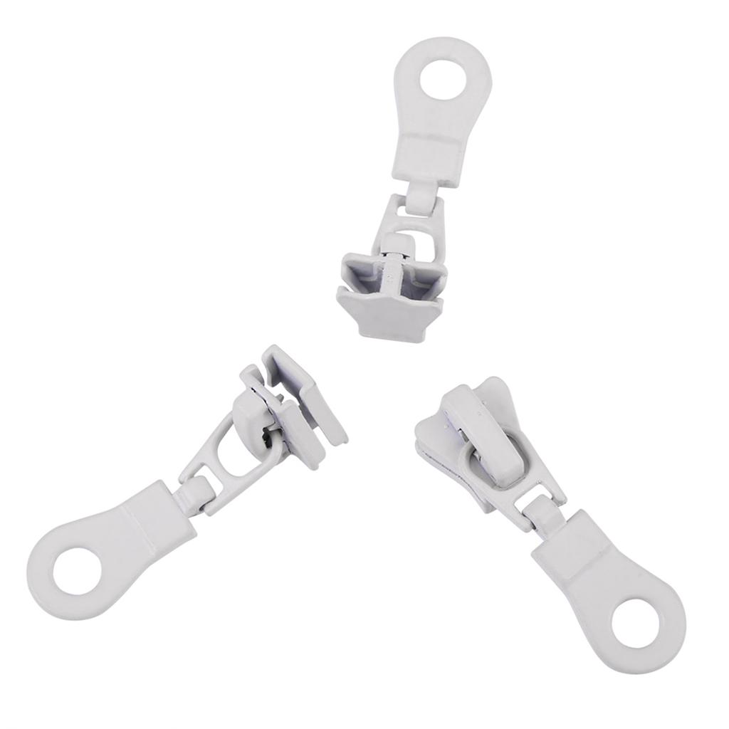 20 Stück Metalllegierung Schieber Größe #5 Reißverschluss Reparatur Ersatz-Set (Schwarz)