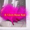 8-12cm Colored Plumas Natural Turkey Marabou Feather Fluffy Plume Wedding Dress Party DIY Decorations Handicraft Accessories