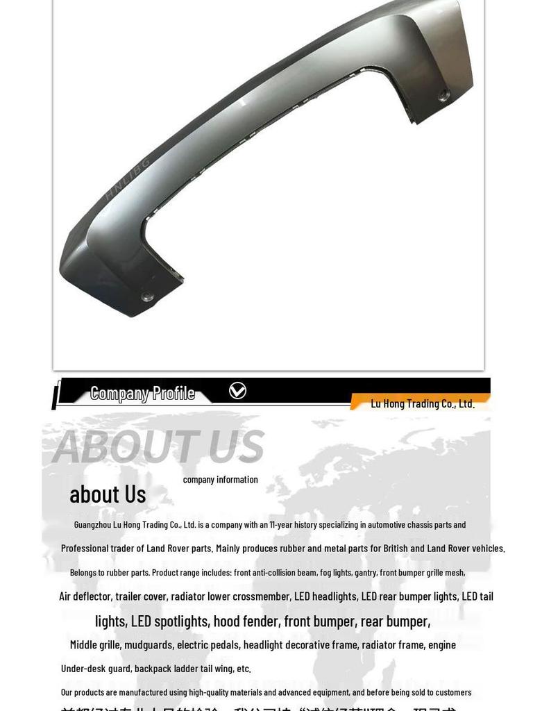 2023 Land Rover Range Rover Autobiography Front Bumper Tow Hook Cover, Silver (LR175637)