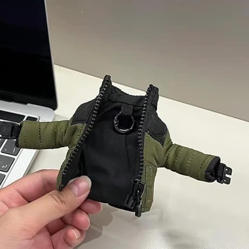 Mode Daunenmantel Anhänger Mini Daunenmantel Schlüsselanhänger Tragbarer Schlüsselhalter Daunenmantel Schlüsselanhänger Anhänger Schlüssel Jacke