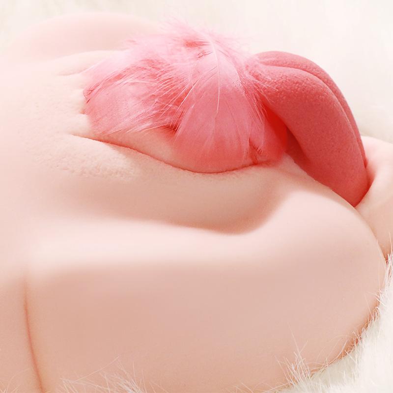 Men's Masturbation Cup Sex Doll Real Skin Feel Big Butt Sucking Tongue Vagina Sex Adult Erotic Sex Toy