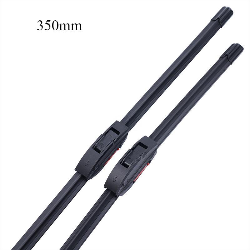 Car wiper blade with dual rubber strips, boneless multifunctional buckle, double-layer rubber strips, universal wiper blade