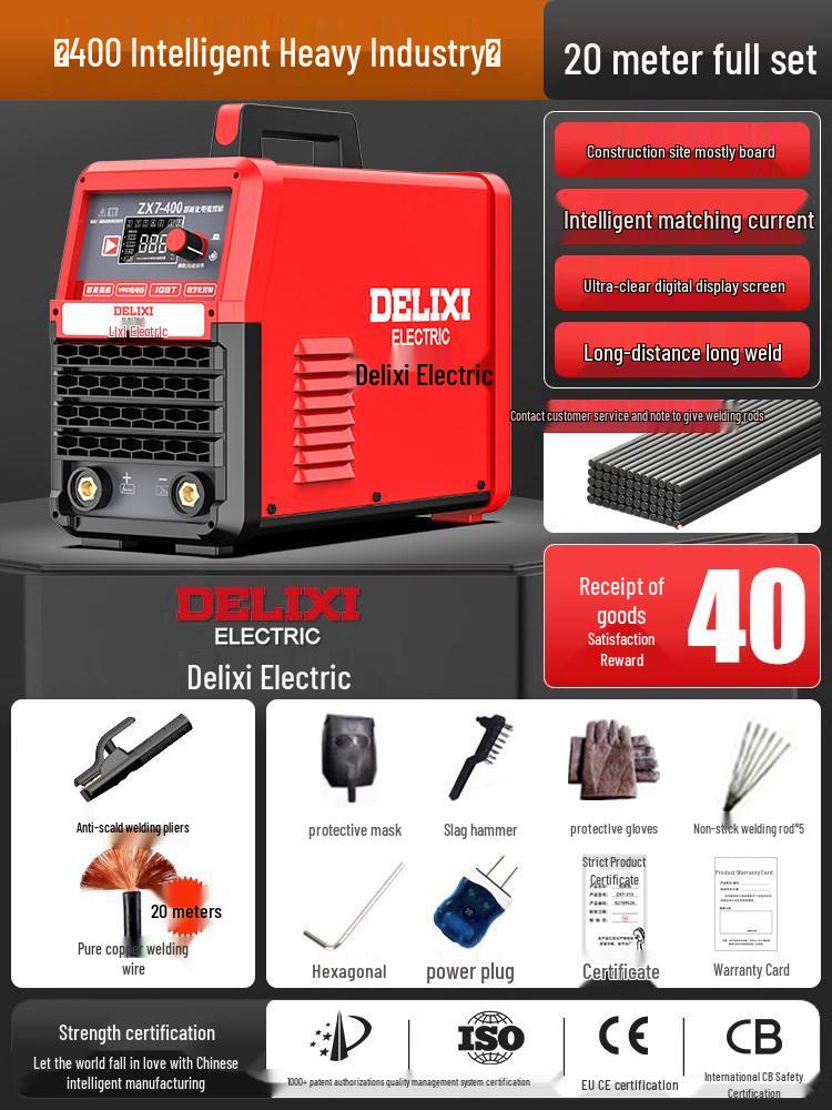 Delixi Dual Voltage High-Power Multi-Function Digital Welder