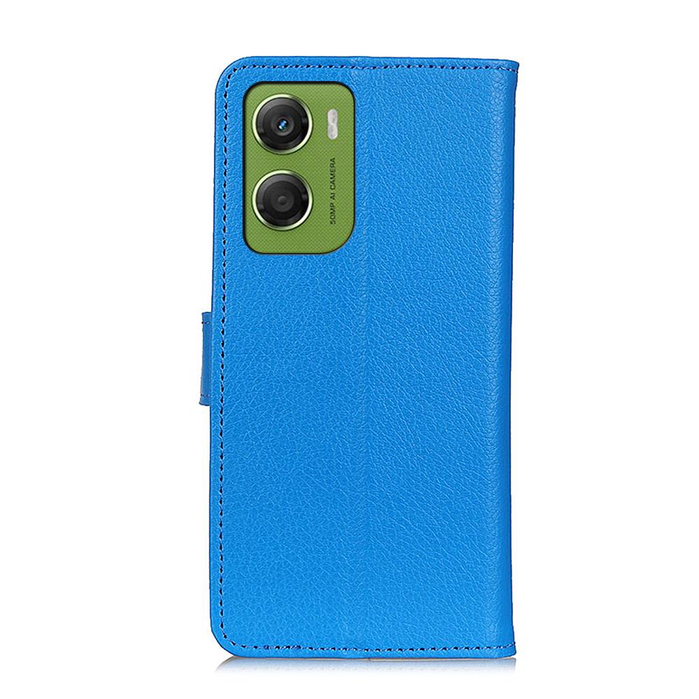 For Motorola Moto G06 4G Wallet Case PU Leather Phone Cover Litchi Texture