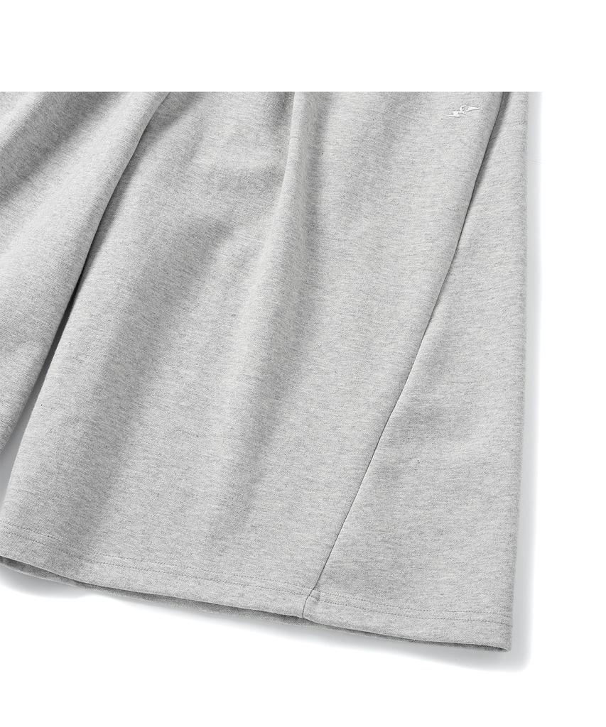 SUPERSUB Curved Wide Bermuda Shorts - Grey