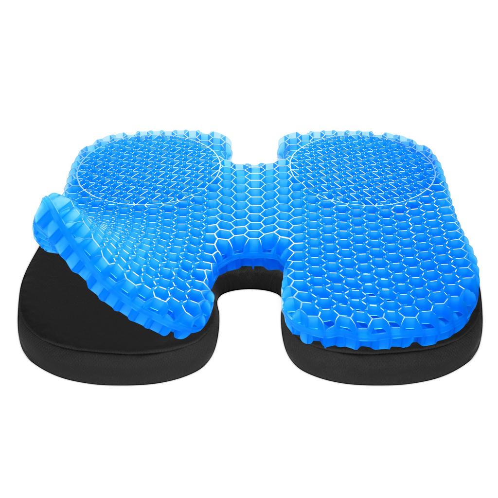 TITIROBA Gel Zero Honeycomb Flott for Respekt for Eldre Arbeid Hjemmefra Trekk 22FC018 Pute, Ergonomisk, Tyngdekraft, Struktur, Ikke-Klam, Dag,