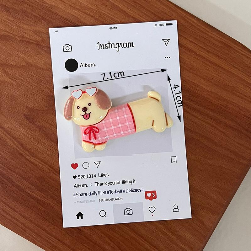 

Creative Animal Puppy Refrigerator 3D Stereo Stickers Magnetic Stickers Refrigerator Decoration