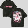 Puella Magi Madoka Magica Vyprané Tričko Anime Milovník Harajuku Nový Model Oversized Vintage Volné Streetwear Klasické Unisex Páry