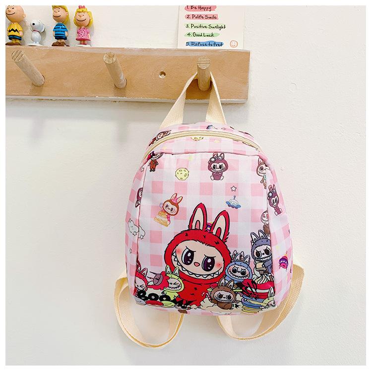 

Школьные ранцыНовый детский рюкзак Rabbu милая мультяшная сумка для маленького класса для мальчиков и девочек для детских перекусов маленький розовый