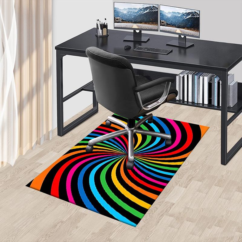 1PC Colorful Swirl Extra Large Non Slip Floor carpet, Office, family, bedroom, Studio   Large Area Rug Indoor Rugs, , Vibrant Colors
