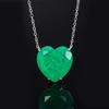 Wind Paraiba Sapphire Pendant Women'S Jewelry Set Emerald Love Necklace Earrings