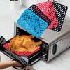 Reusable Air Fryer Paper Rectangular Air Fryer Mat Silicone Air Fryer Accessory