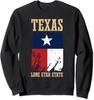 Texas Lone Star State Texan American State Gift Unisex Crewneck Sweatshirt