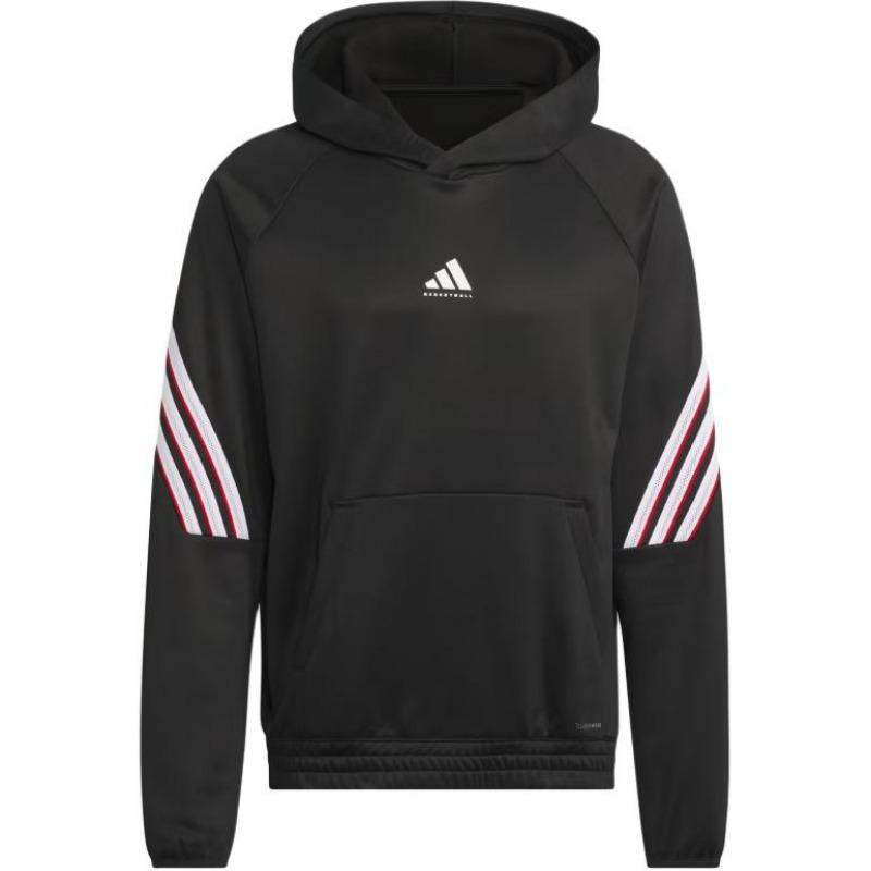 adidas Basketball Men's Crazy Warm Fleece Hoodie Black JN2491