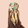 Women Silk Scarf Summer Hair Scarf Silk Satin Neckerchief Female Hair Ties Headband Hair Ornament Woman Bandana Bag Scarves