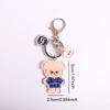 2D Flat SK Theme Keychain, Double-Sided High-Definition Acrylic Key Ring, Composed of 3 High-Quality Pendants, Fashion Bag Charm