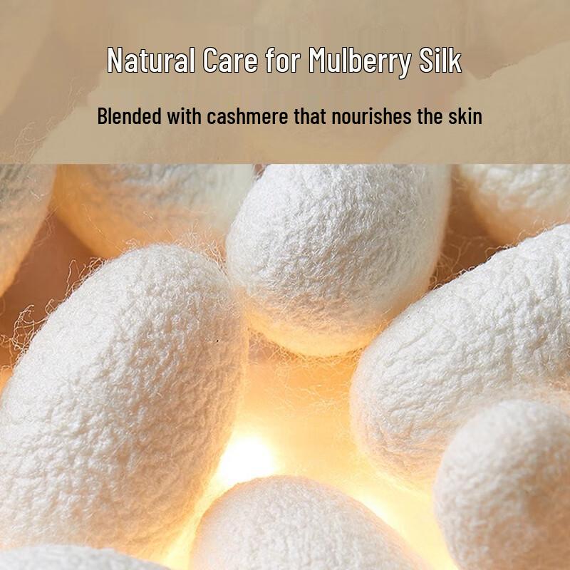 Men's 100% Cotton Thermal Pants with Wool Silk Knee Pads