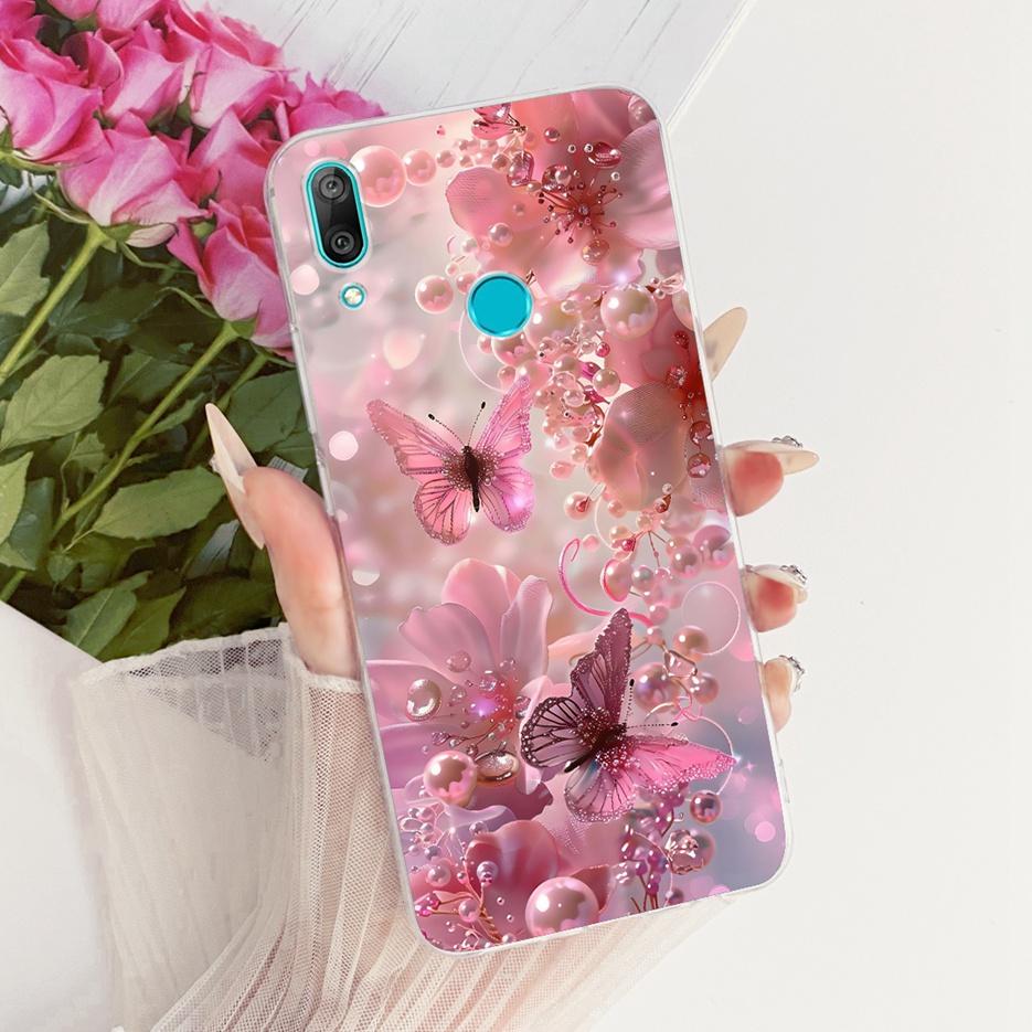 For Huawei Y7 Prime 2019 Case DUB-LX3 Cute Lion Fashion Painted Cover Soft Slim Phone Case For Huawei Y7 Pro 2019 Y 7 2019 Shell