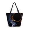 Borsa da donna senza tema Borsa a spalla da ragazza Borsa in tela stampata Tendenza moda Borsa tote di grande capacità