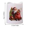 Christmas LED Candle Sets Christmas Decor Candle Light Creative ing Led Tea Light Battery Powered Christmas Desktop Ornament