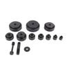Set of Hydraulic Steel Plate Hole Punch Kit Hand Pump with 10 Dies Tool 16mm To 101mm