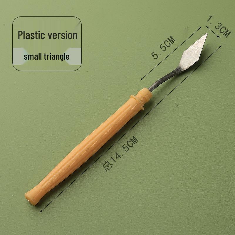 Oil Pastel Art Scraper Set: Stainless Steel One-Piece Tool for Pastel Art