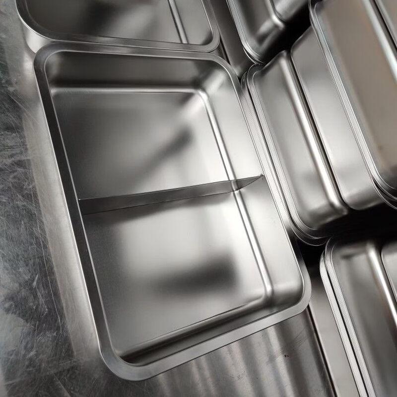 Zhebu Stainless Steel Divided Serving Tray