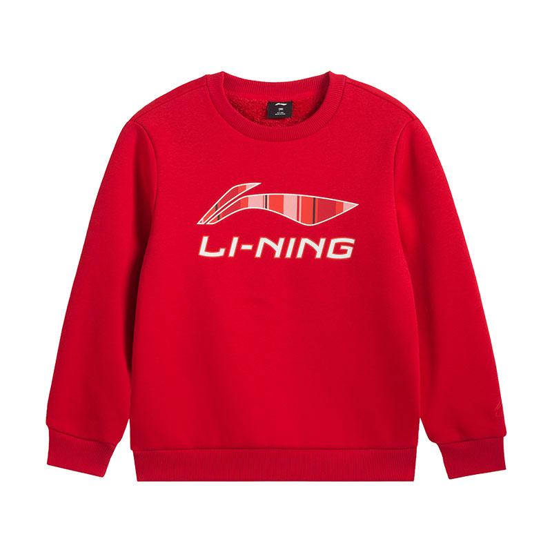 Li Ning Grade School Sweatshirts Crew Neck Moderate YWDV587-5