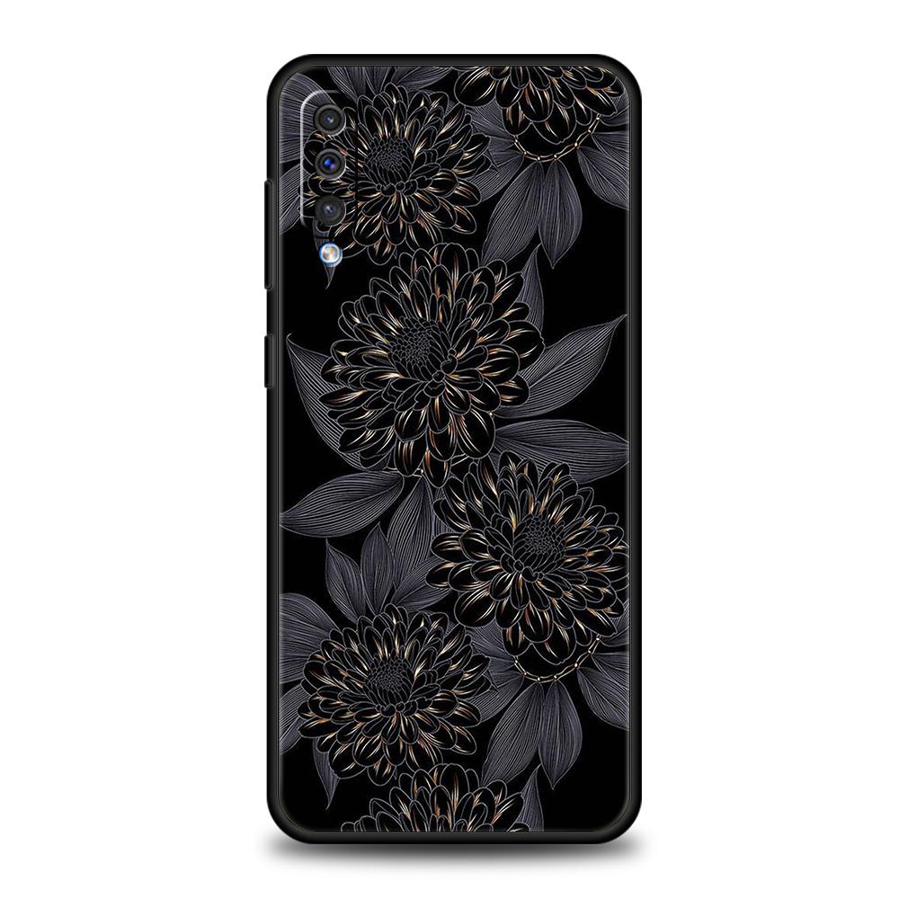 Flower Phone Case for Samsung Galaxy A24 A13 A53 A73 A33 A22 A12 A02 A03 A05 A70 A50 A10 A20 5G Silicone Shell Capas Bags Fundas