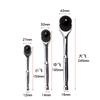3Pcs  Ratchet Wrench 3/8 1/4 1/2 Ratchet Tool for Tight Space Automotive Repair Home Improvement Easy Socket Wrench