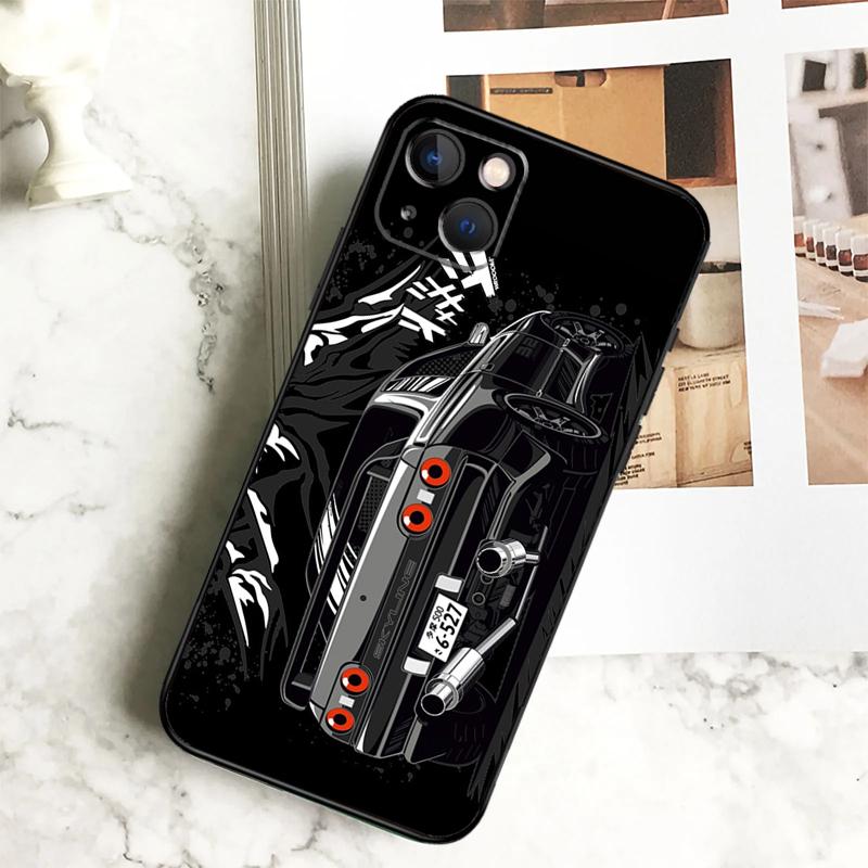 Skyline Gtr R32 Case For iPhone 11 12 13 14 15 16 Pro Max Plus 12 13 Mini X XR XS Max 7 8 Cover Coque