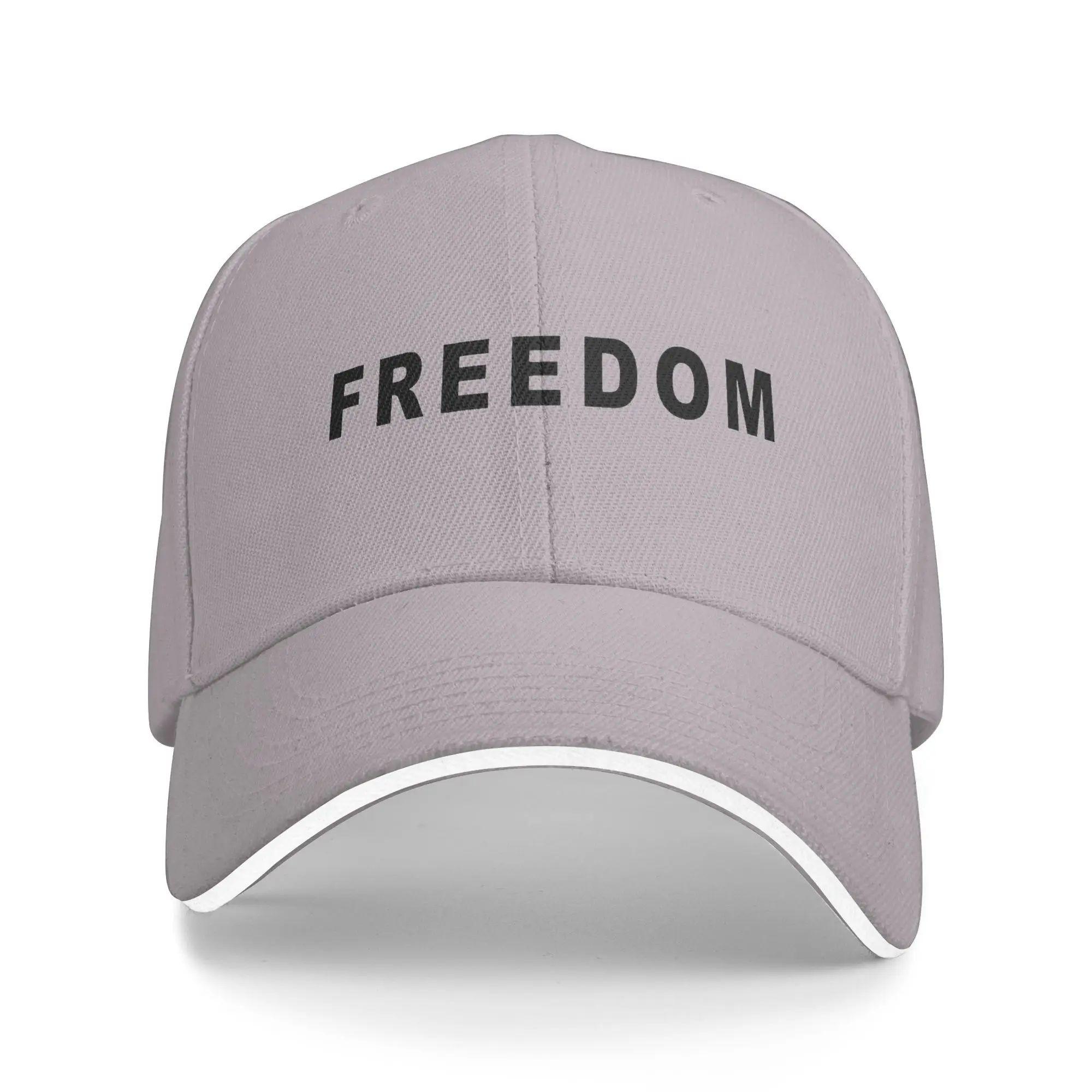 Freedom Print Baseball Cap Casual Unisex Unisex Hip Hop Hats Design Outdoor Gym Baseball Caps Gift Idea Fashion Adjustable