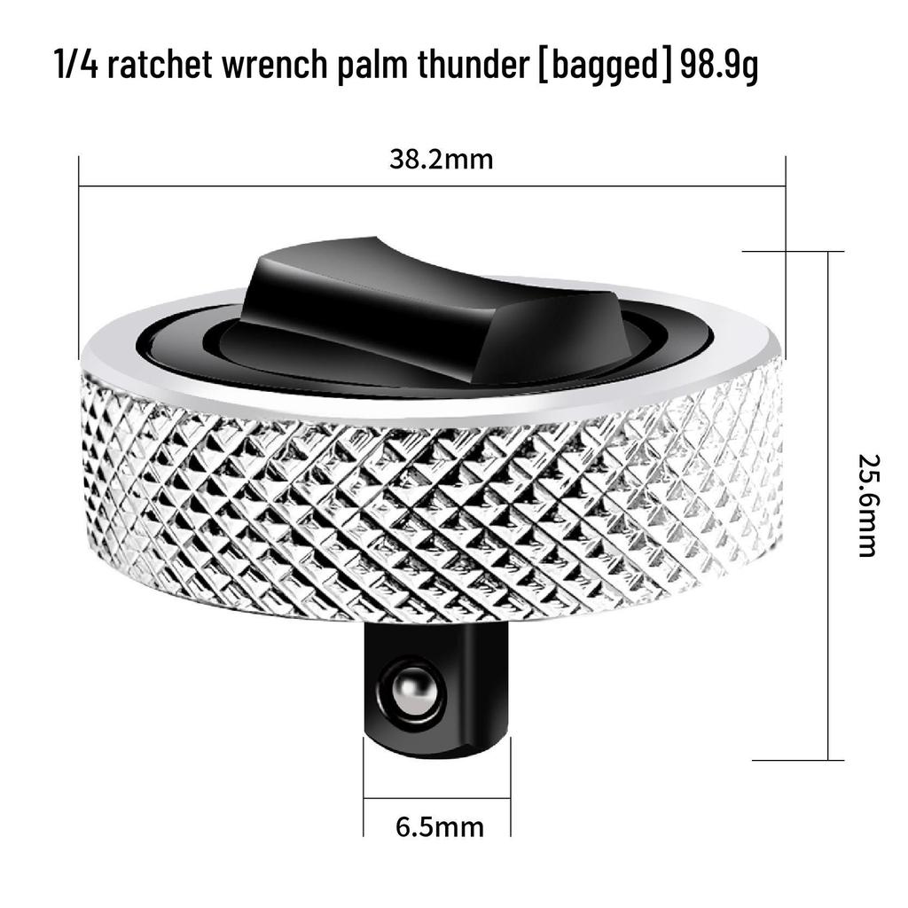 Palm Thunder 3-Piece Mini Ratchet Finger Wrench Set (1/2", 3/8", 1/4")