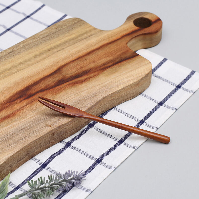 Rosewood lacquer mini fork wooden fork
