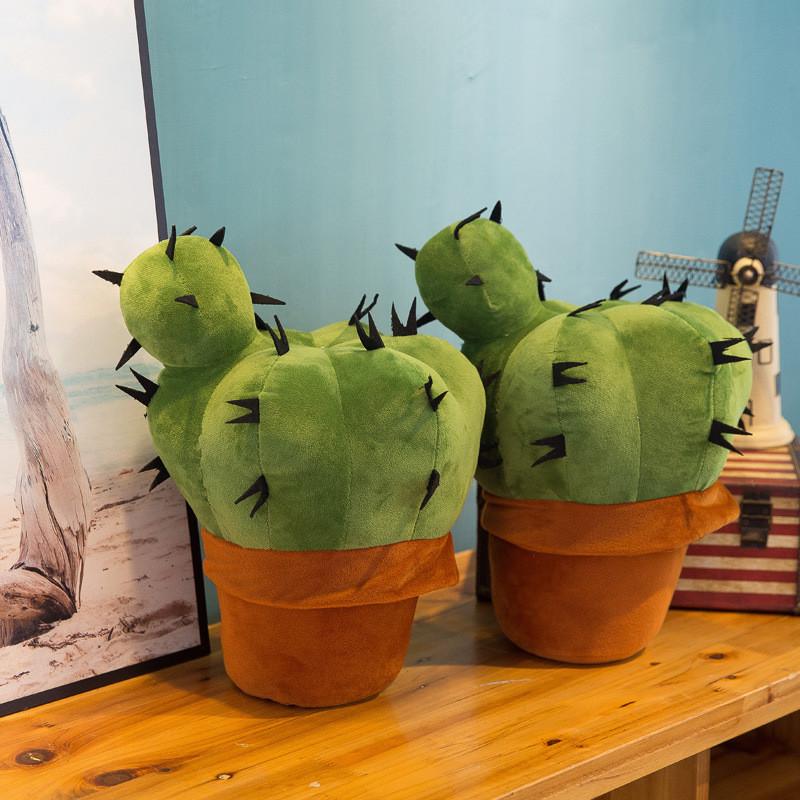 Cuscino Cactus Peluche Morbido Cristallo d'Acqua Peluche Cuscino Per Decorazione Casa Regalo