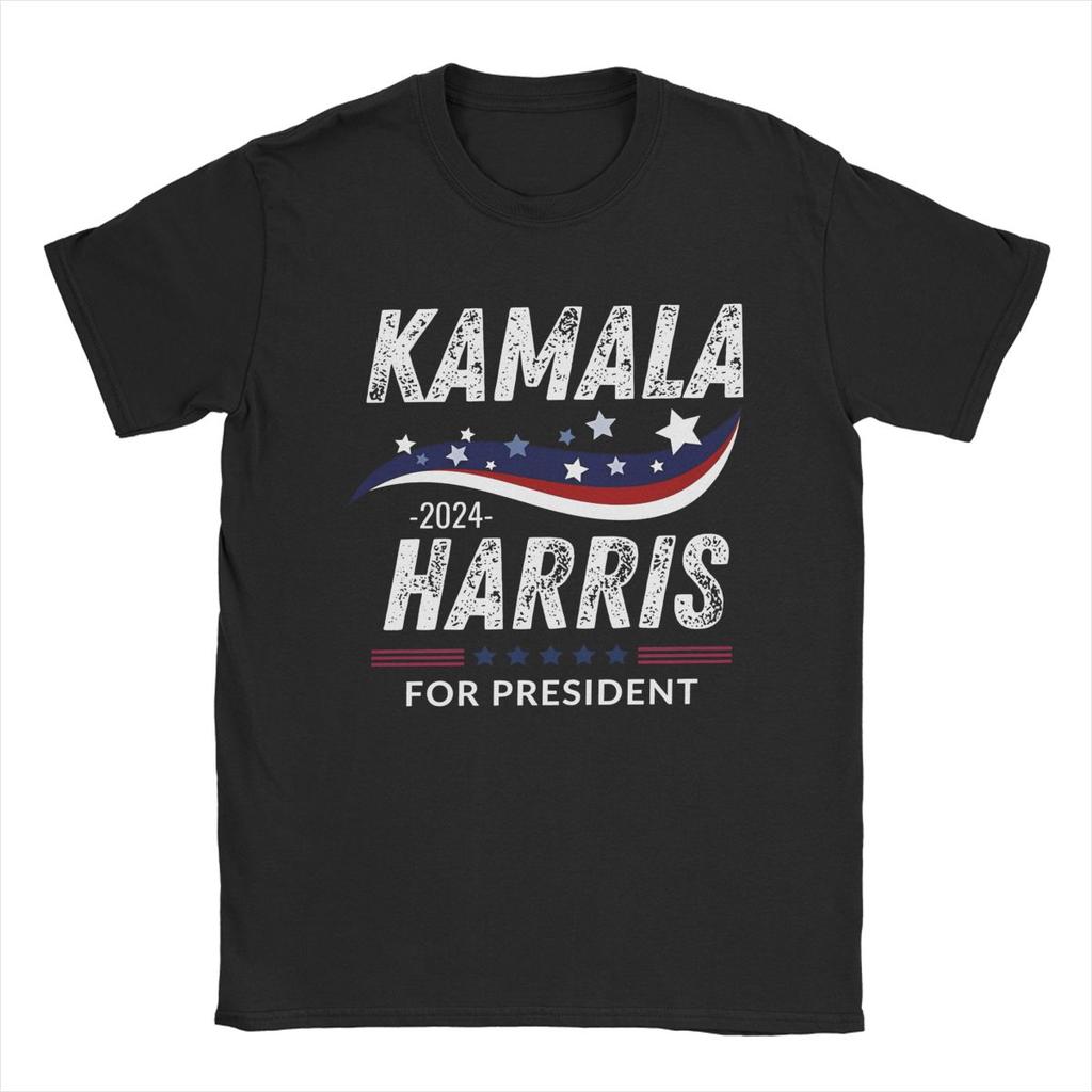 Kamala Harris President Election  T Shirts Apparel for Men Women 100% Cotton Fun T-shirt Short Sleeve Tops Birthday Gift
