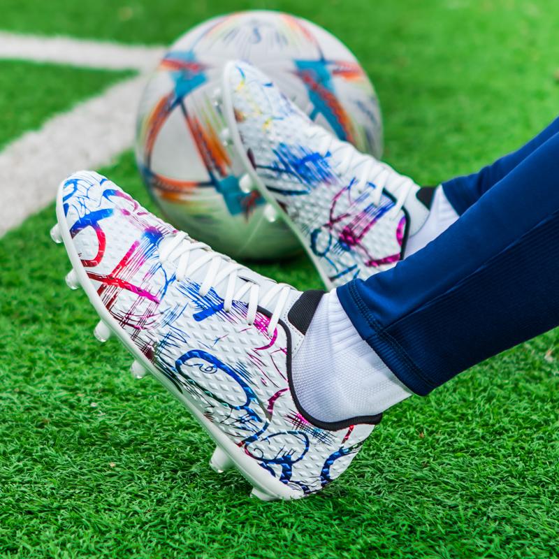 Men's Youth Football Shoes Long Nails Sports Football Boots Large Size Youth Sports Shoes