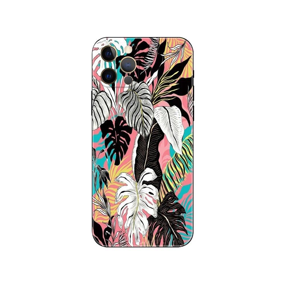 Blühende Pflanze Handyhülle für iPhone Samsung Galaxy Redmi Xiaomi Oppo OnePlus Note SA 7 8 9 10 11 12 13 14 20 21 22 23 53 54 Pro Max Ultra TPU Soft