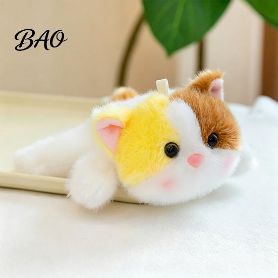 Small Plush Gift for Kids Cute Animal Refrigerator Magnets, Soft Stuffed Fridge Magnet, Adorable Duck Office Desk Accessory Cat Dolphin Raccoon Decor,