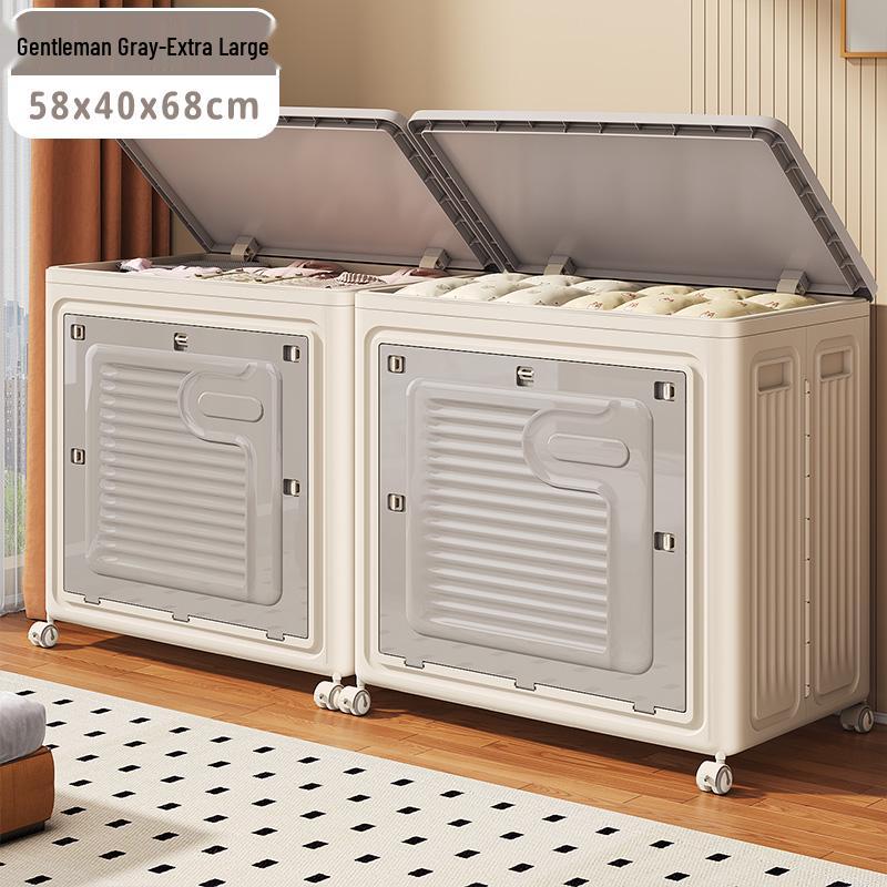 Large Capacity Foldable Clothing Organizer with Wheels