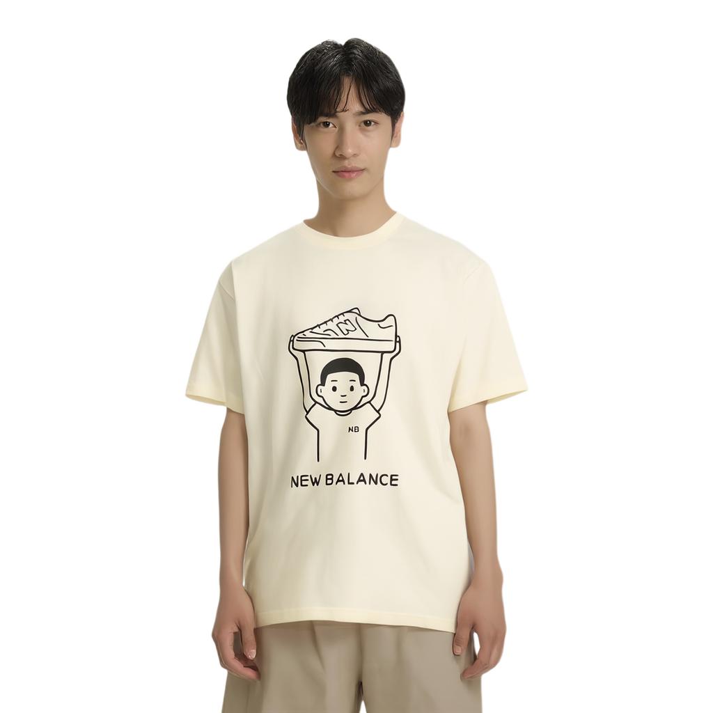New Balance X Noritake Collection T Shirt Unisex Ivory White AMT02376-IV