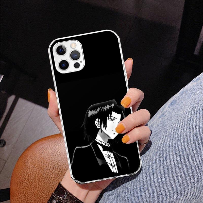 Black White Hunter X Phone Case For iPhone 17 Air 16 Pro Max 16E 15 + 14 Plus 11 12 13 Mini 7 8 SE Gift Print Cover Fundas 16 Pr