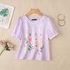 ZANZEA Women Casual Round Neck Short Sleeve Floral Print Blouse